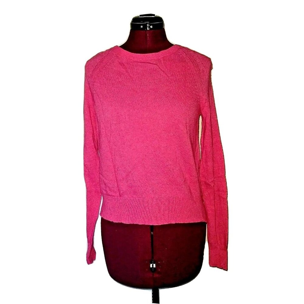 Banana Republic Sweater XS Women’s Pink Touch of Cashmere Back Pleat Pullover